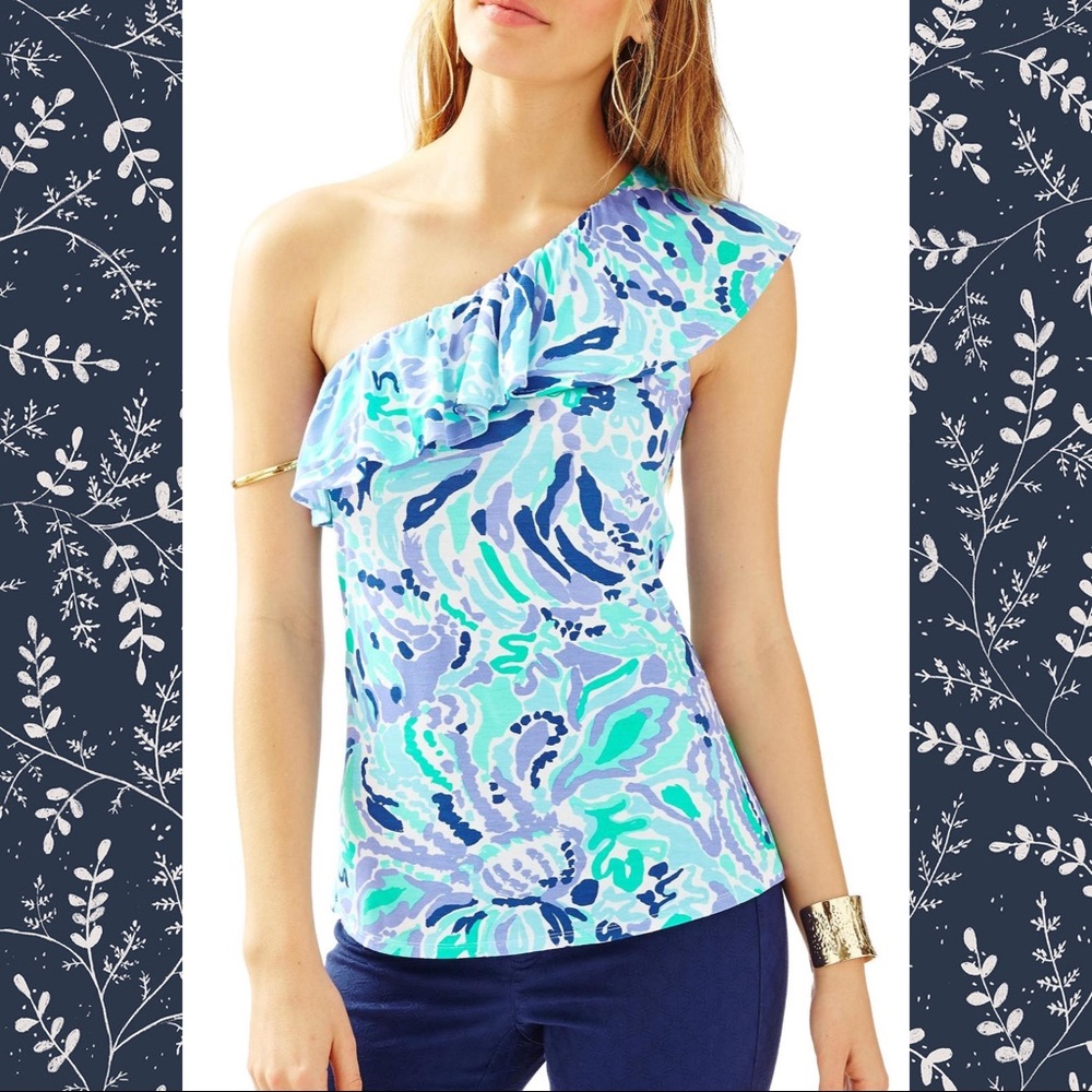 EUC Lilly Pulitzer Nevaeh Top Sz S